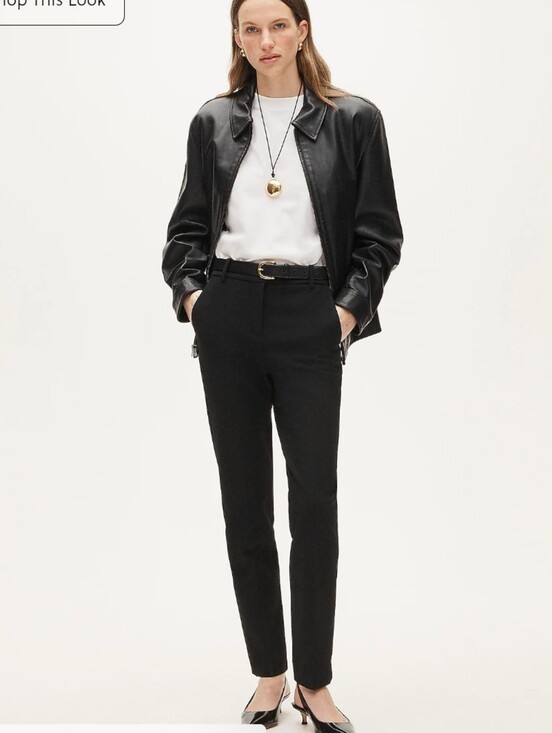 J. Crew Pants - J Crew New Cameron pant in four-season stretch CC435 Size 00 NWT Black
